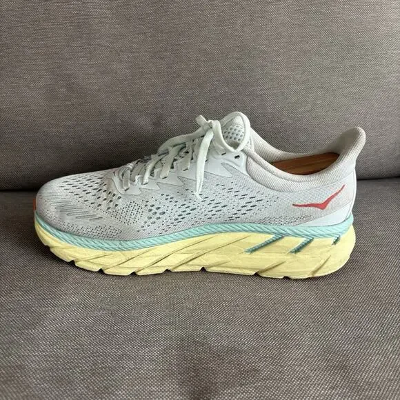 Hoka One One Womens Clifton 7 1110509 MMHC Blue Running Shoes Sneakers US Size 7 - Picture 9 of 16